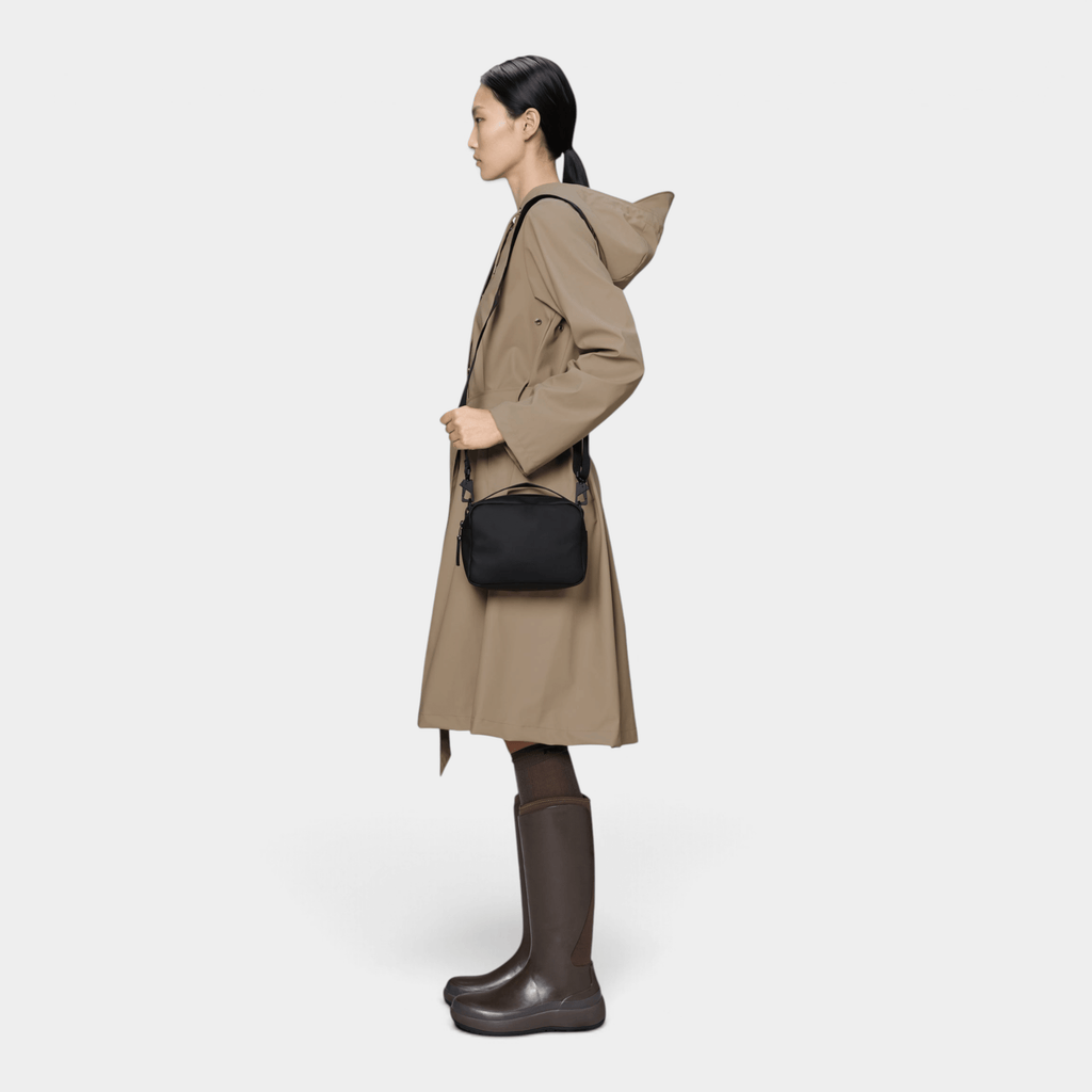 RAINS - Rains Borsa Box crossbody idrorepellente - Nero/3 - Hubert Humangoods