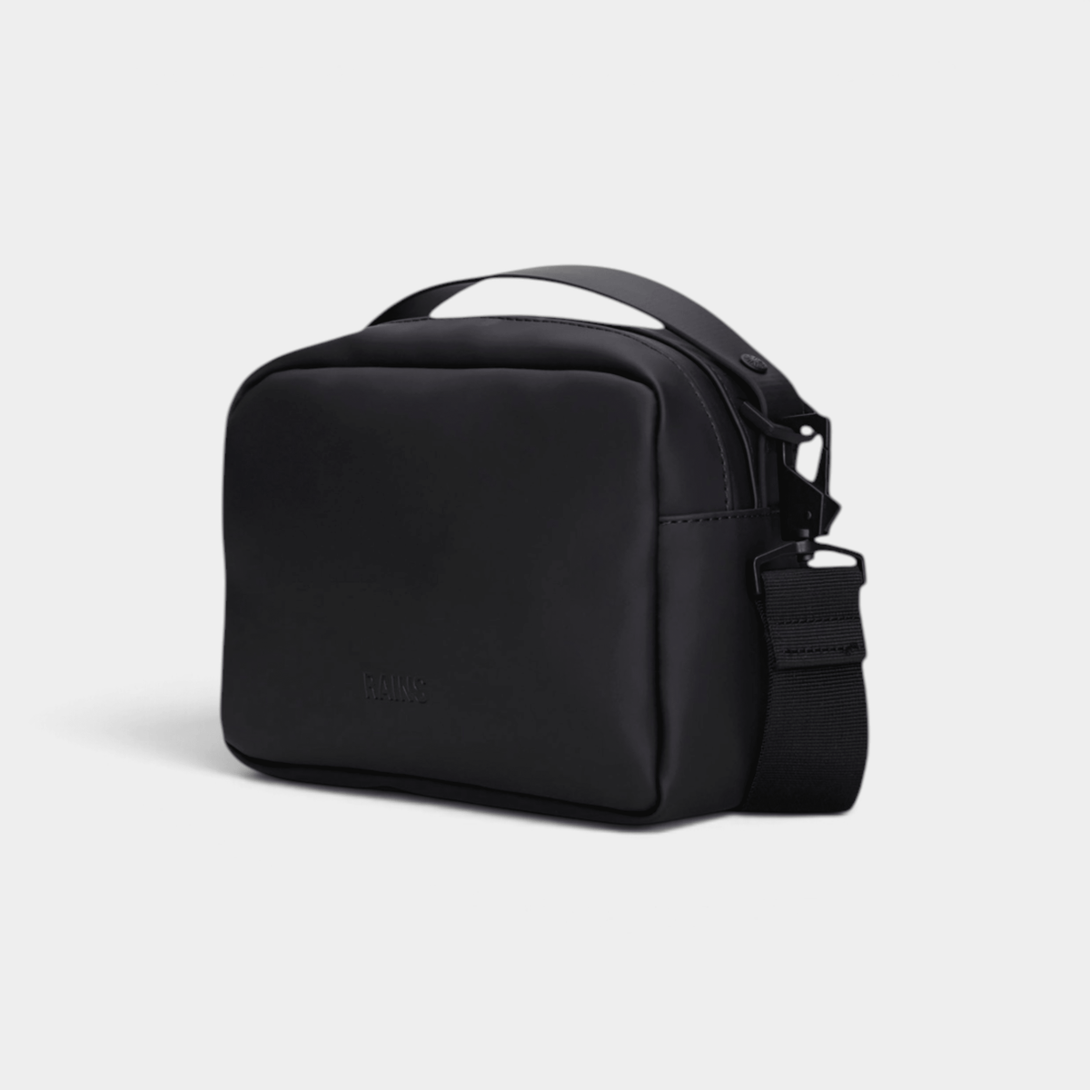 RAINS - Rains Borsa Box crossbody idrorepellente - Nero/2 - Hubert Humangoods
