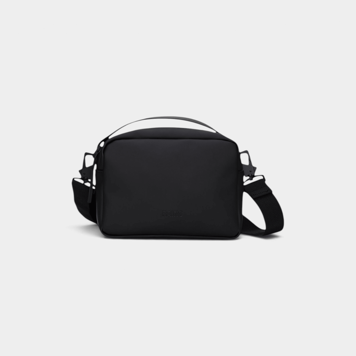 RAINS - Rains Borsa Box crossbody idrorepellente - Nero/1 - Hubert Humangoods