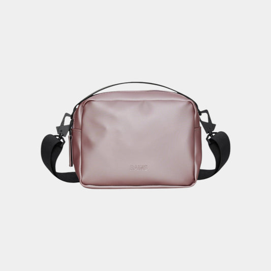 RAINS Rains Borsa Crossbody Box - Rosa Metallico - Hubert Humangoods