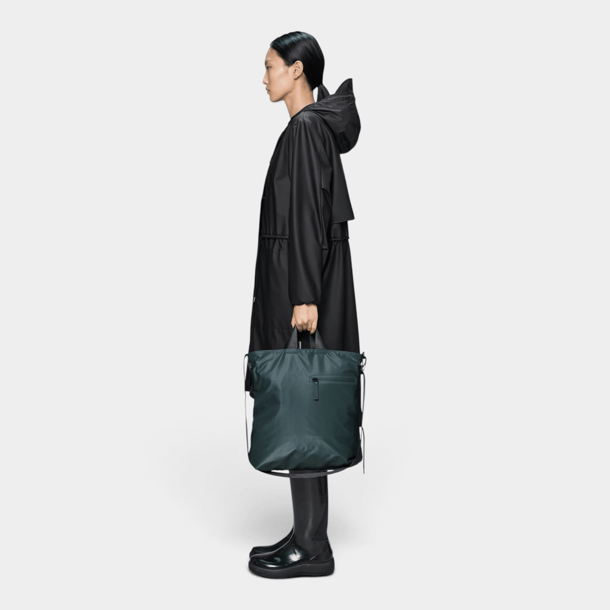 RAINS - Rains Borsa Dash tote - Verde/5 - Hubert Humangoods