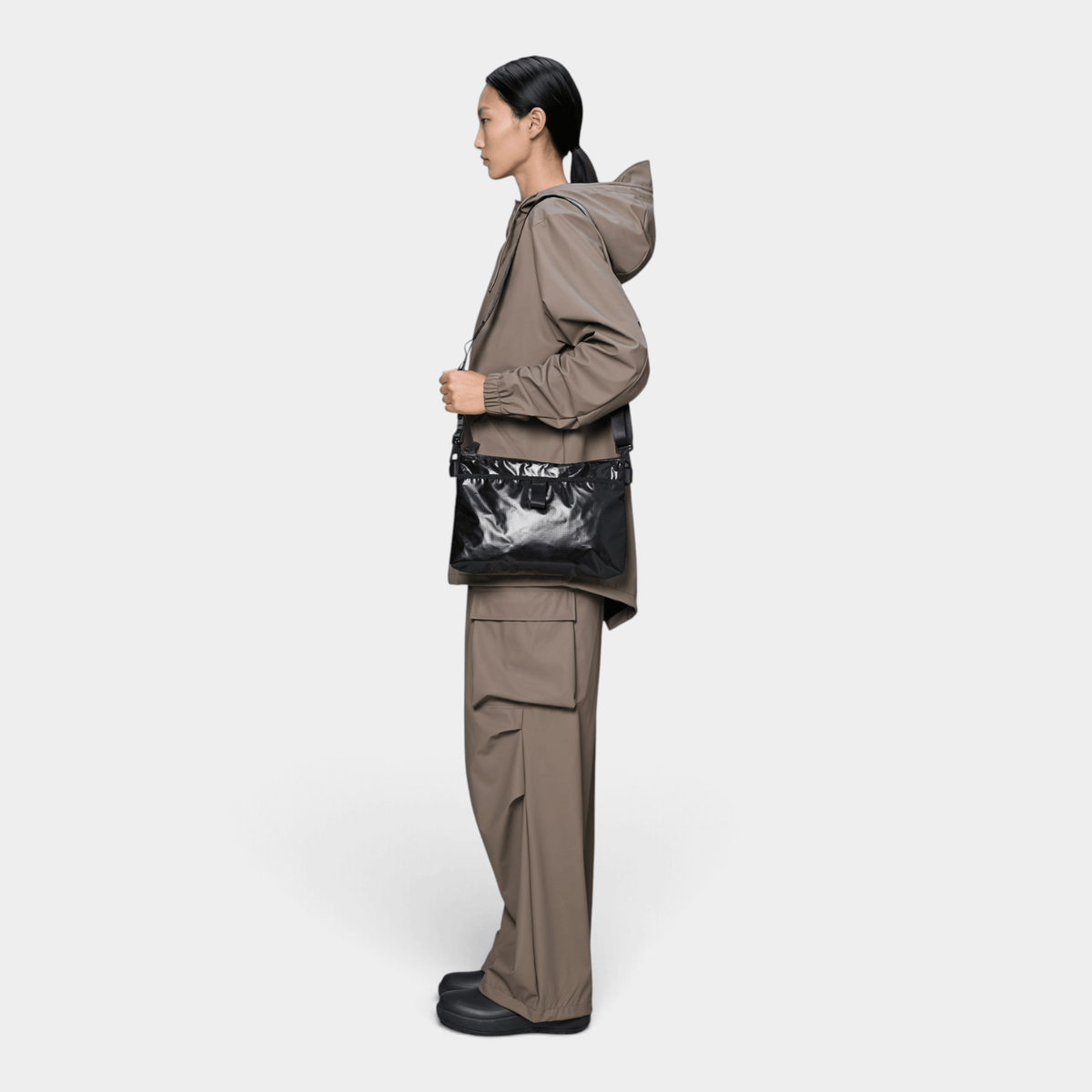 RAINS - Rains Borsa Sibu Musette impermeabile - Nero/4 - Hubert Humangoods