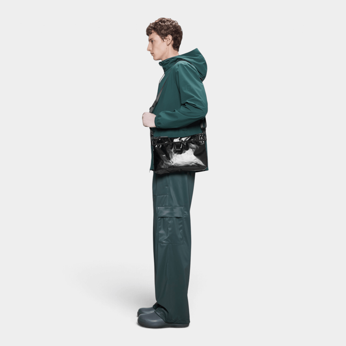 RAINS - Rains Borsa Sibu Musette impermeabile - Nero/2 - Hubert Humangoods