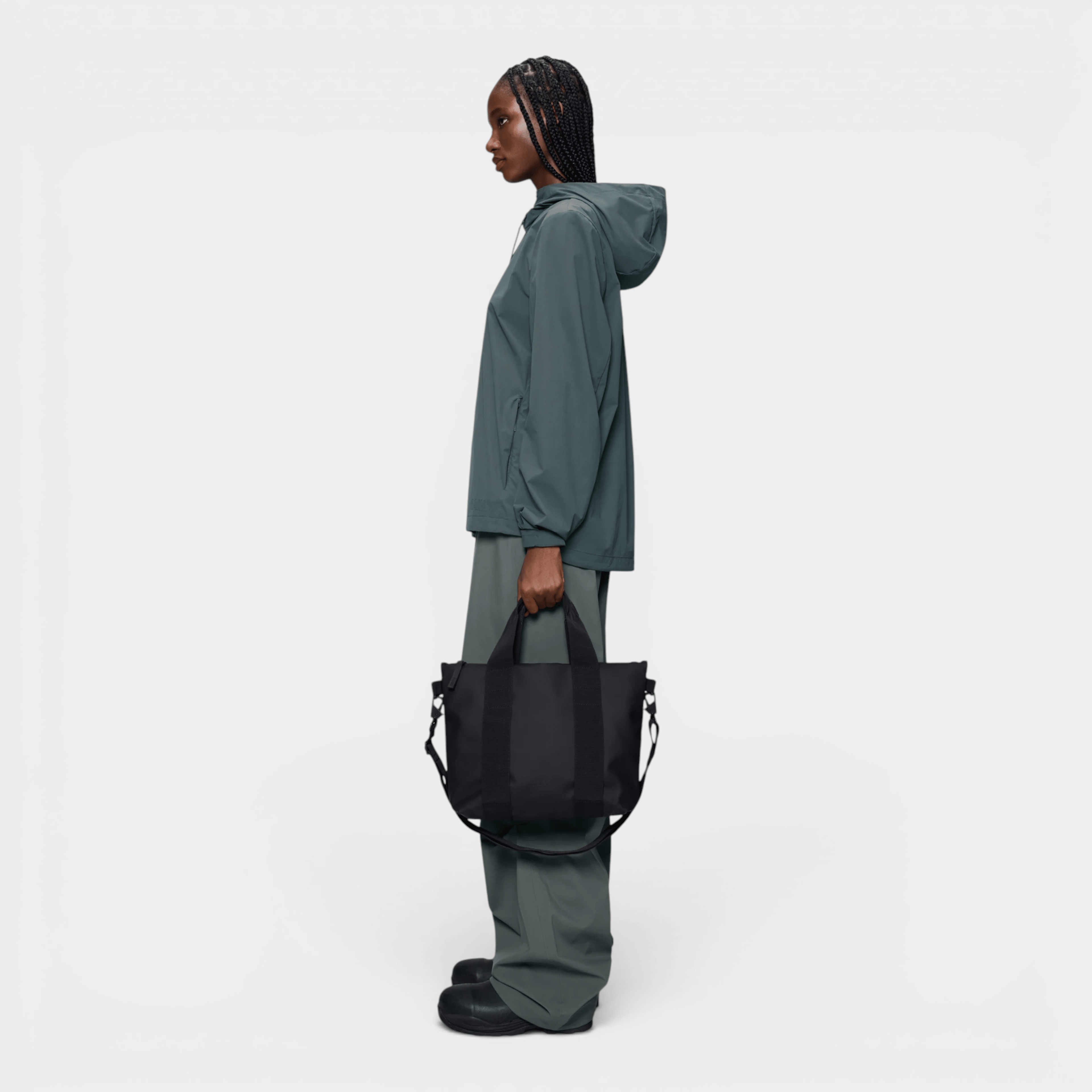 RAINS - Rains Borsa Tote bag micro - Nero/3 - Hubert Humangoods