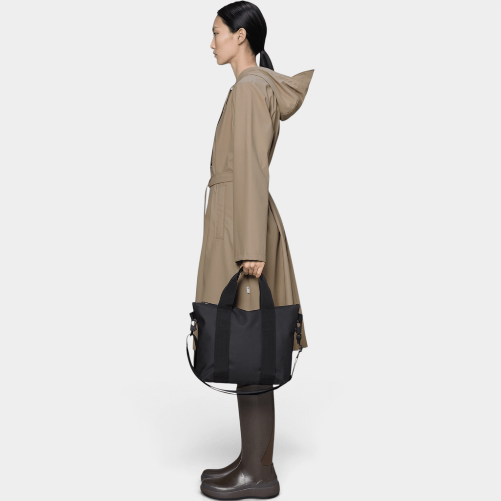 RAINS - Rains Borsa Tote Micro idrorepellente - Nero/4 - Hubert Humangoods
