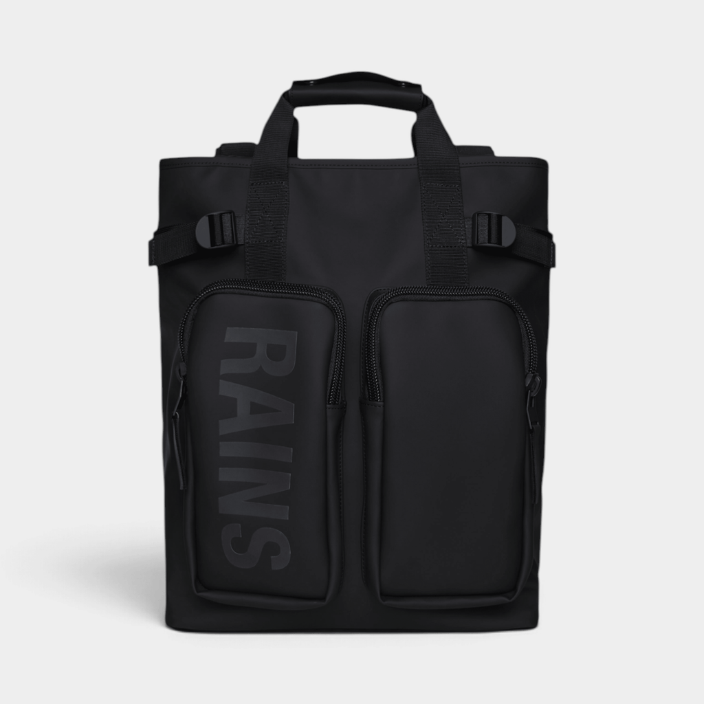 RAINS - Rains Borsa Zaino Texel tote - Nero/1 - Hubert Humangoods