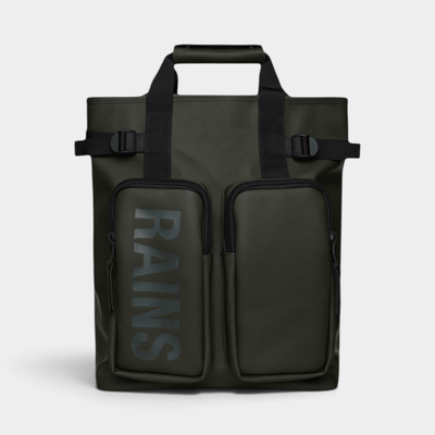 Rains Borsa Zaino Texel tote - Verde