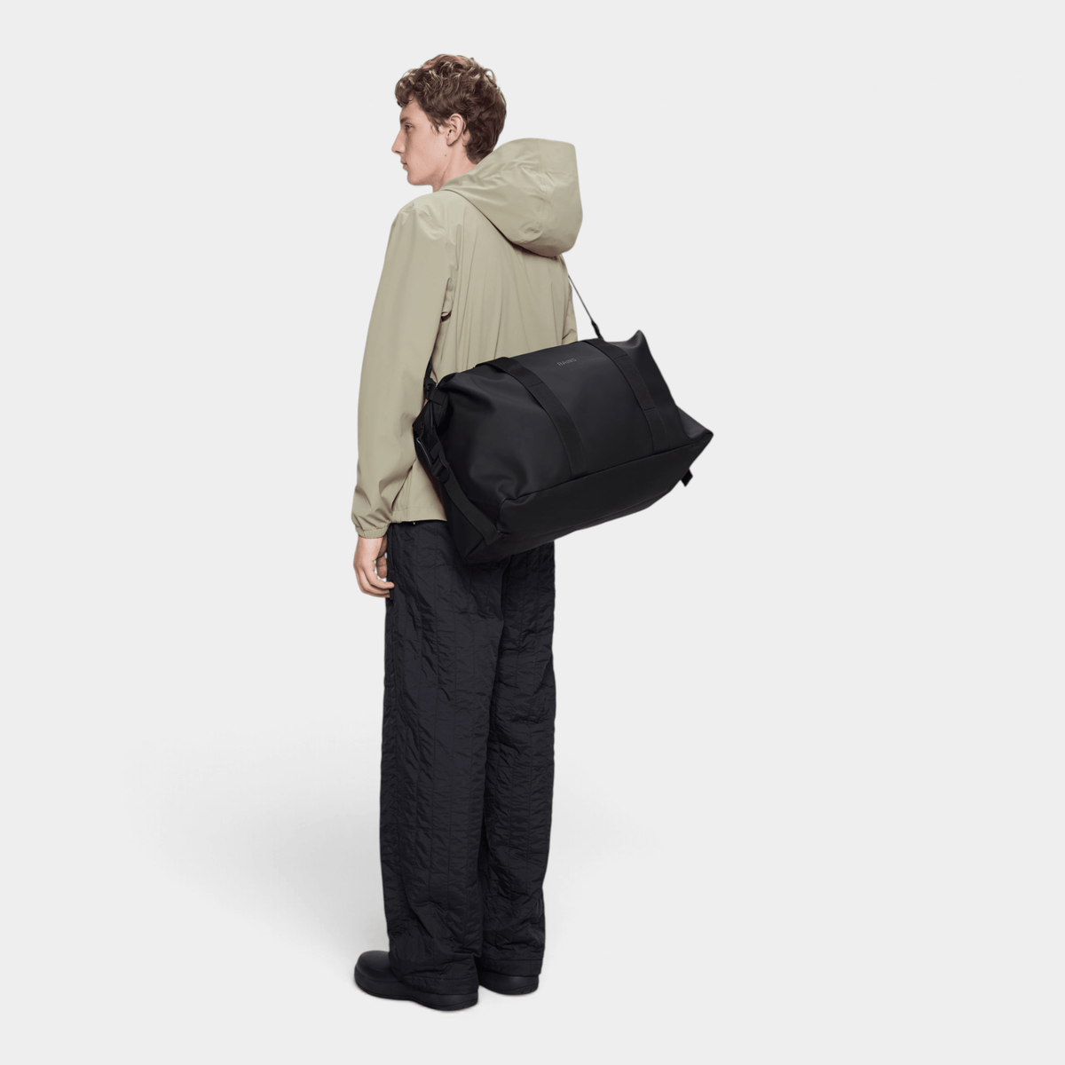 RAINS - Rains Borsone Hilo Weekend - Nero/4 - Hubert Humangoods