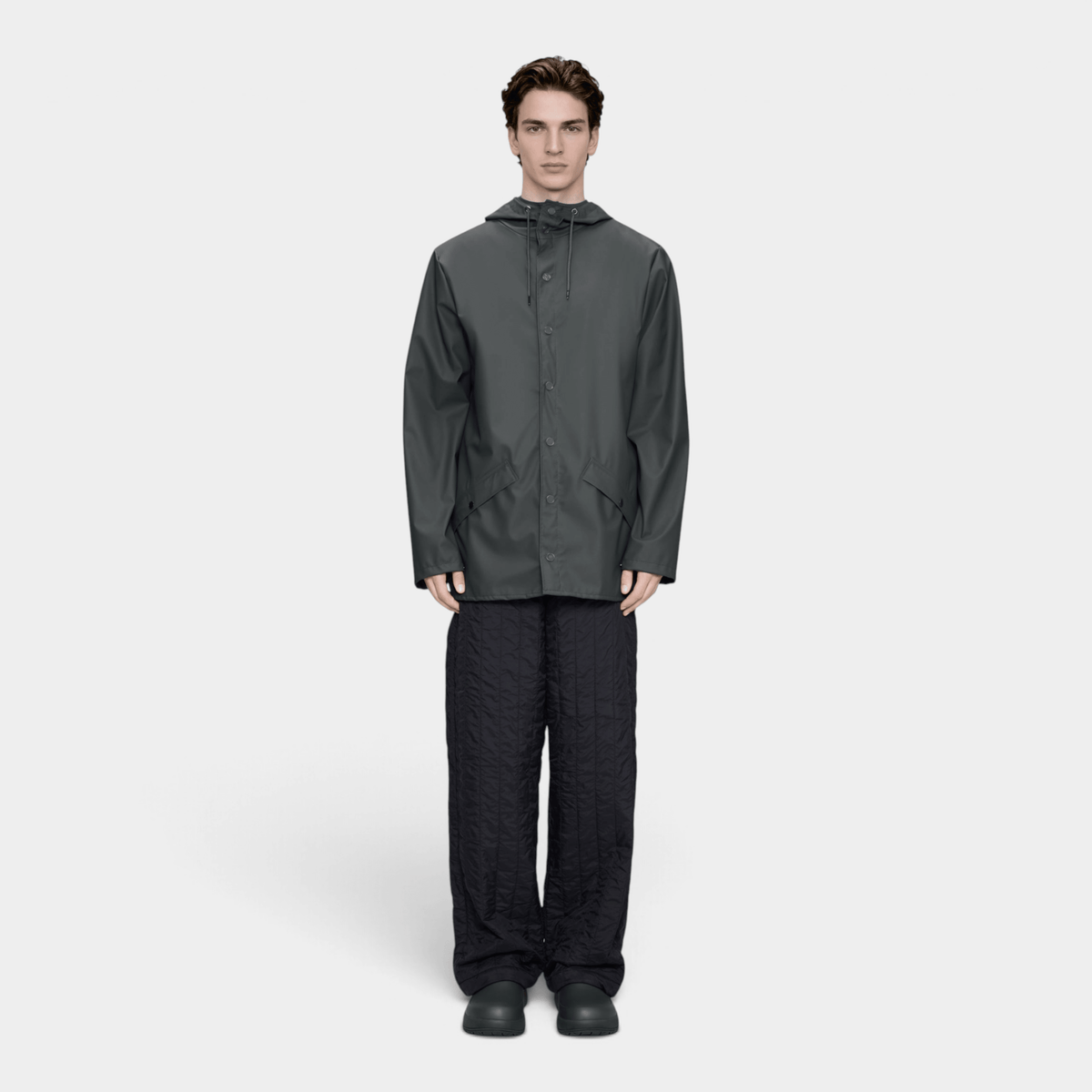 RAINS - Rains Giacca impermeabile essenziale - Grigio/2 - Hubert Humangoods