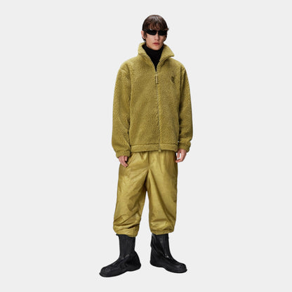 RAINS Rains giacca Kofu Fleece - Khaki - Hubert Humangoods