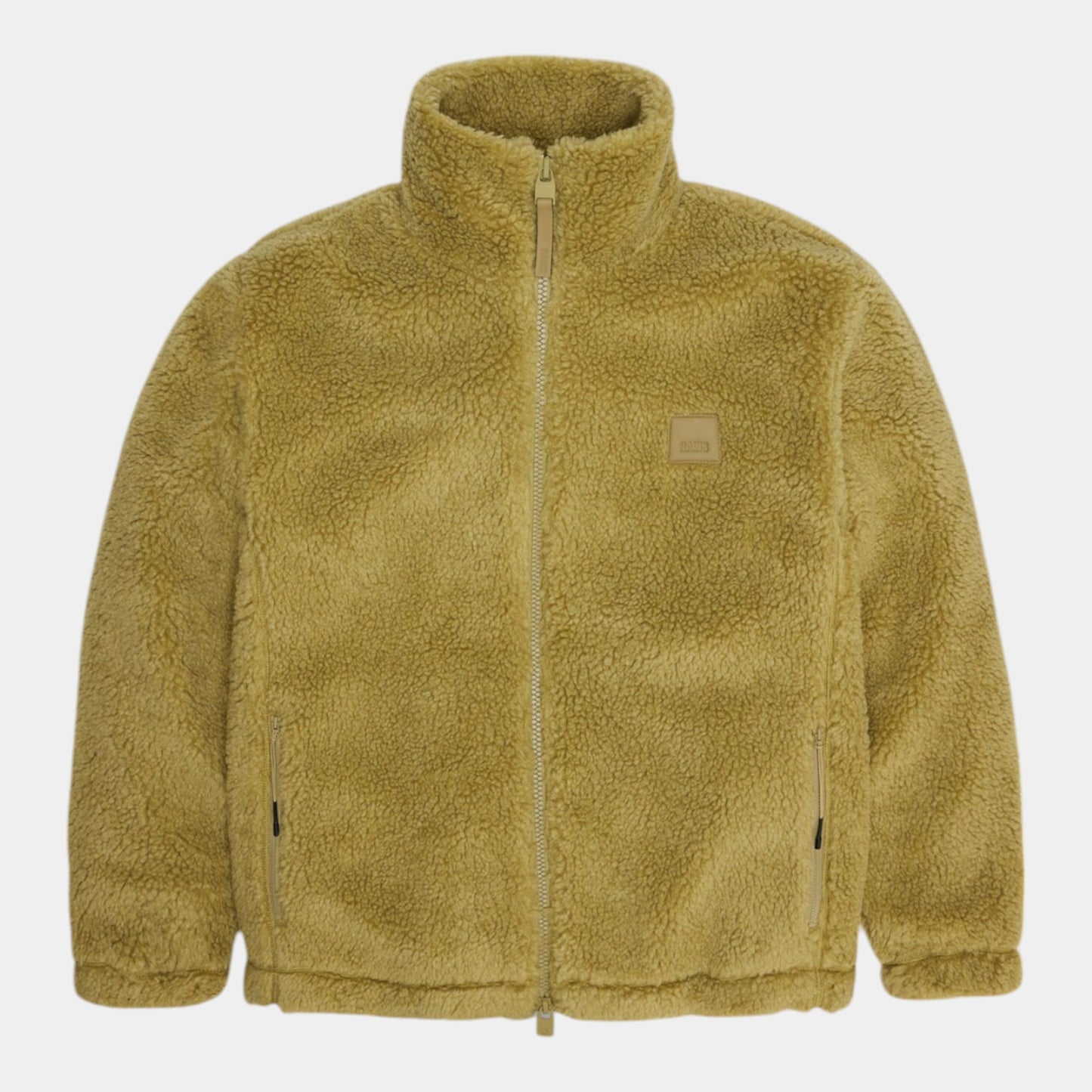 RAINS Rains giacca Kofu Fleece - Khaki - Hubert Humangoods