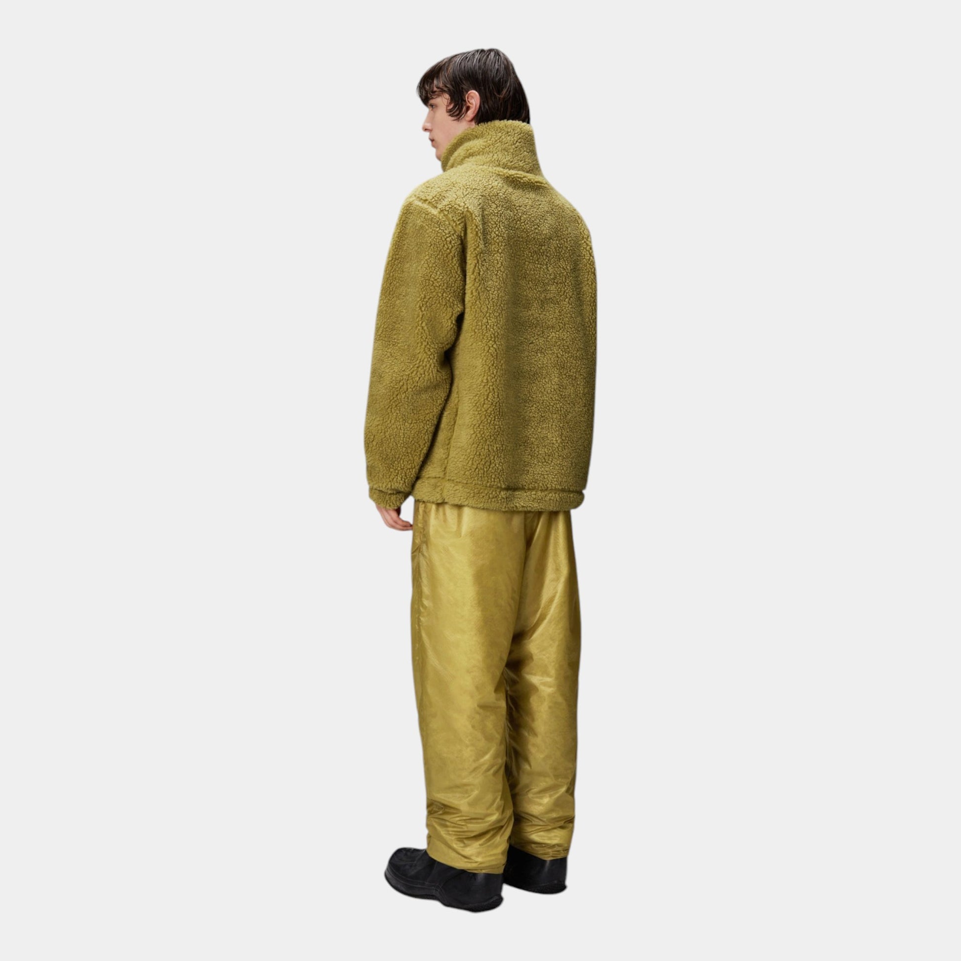 RAINS Rains giacca Kofu Fleece - Khaki - Hubert Humangoods