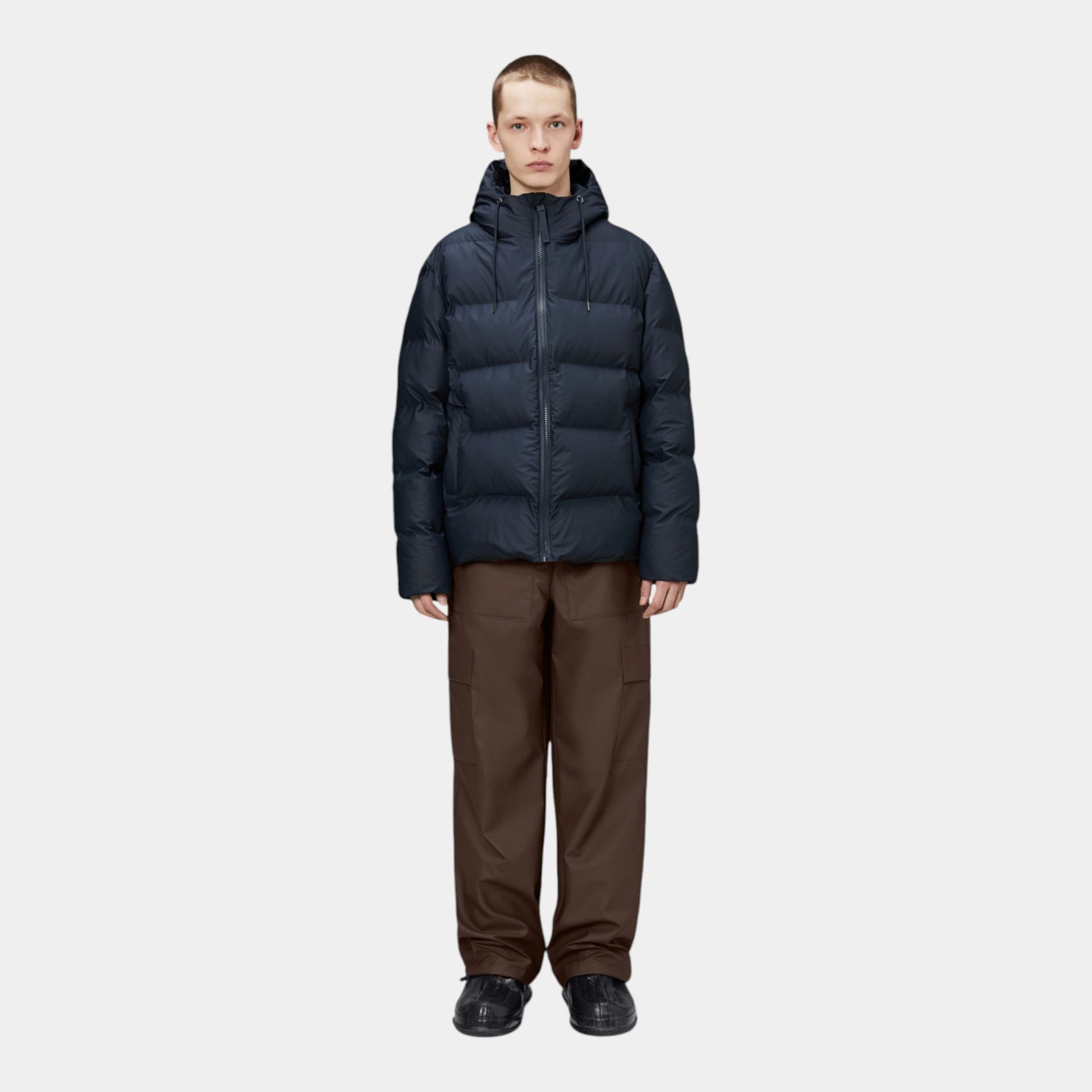 RAINS Rains giubbotto Alta Puffer - Blu - Hubert Humangoods