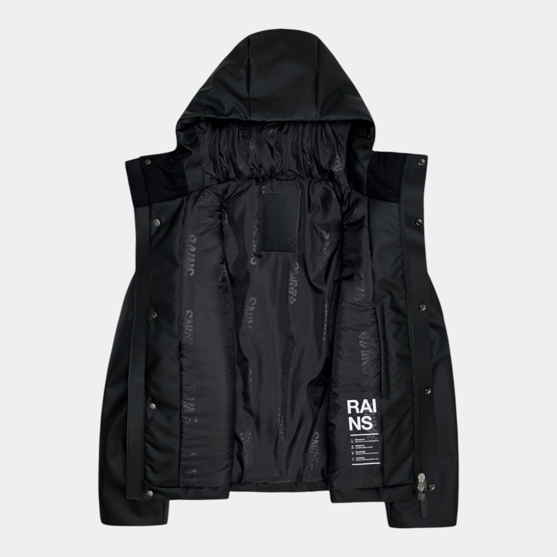 RAINS Rains Parka impermeabile - Beige - Hubert Humangoods