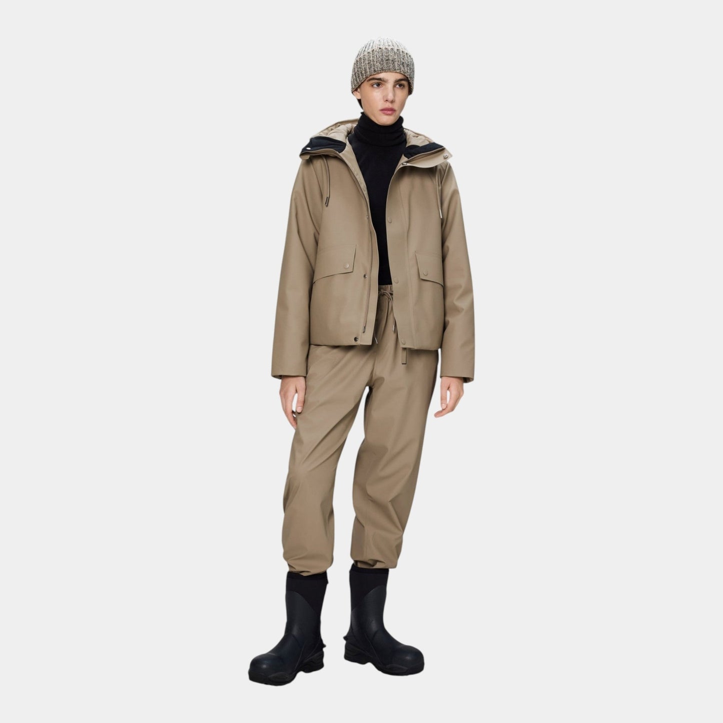 RAINS Rains Parka impermeabile - Beige - Hubert Humangoods