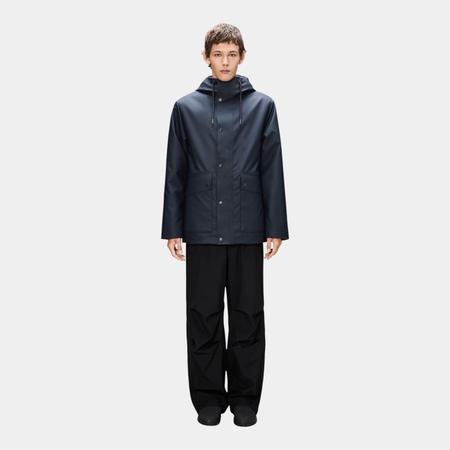RAINS Rains Parka impermeabile - Blu - Hubert Humangoods