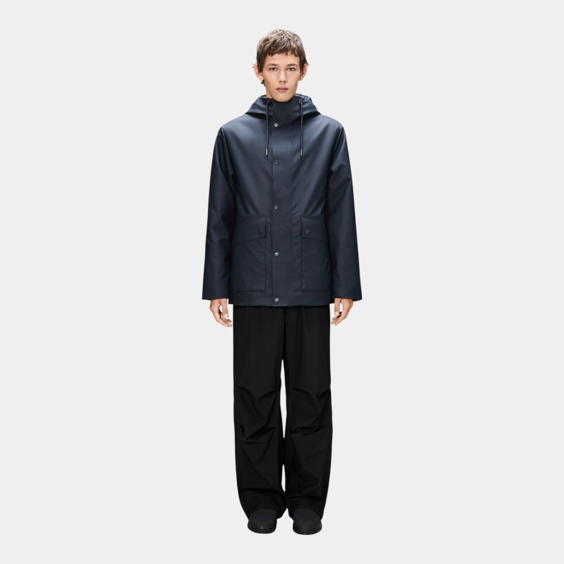 RAINS Rains Parka impermeabile - Blu - Hubert Humangoods