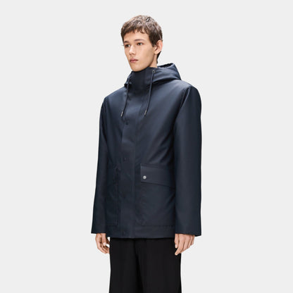RAINS Rains Parka impermeabile - Blu - Hubert Humangoods