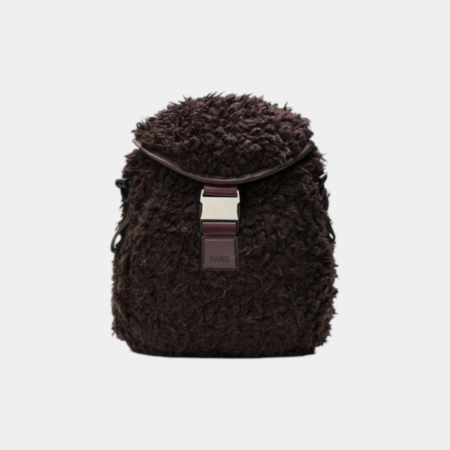 RAINS Rains Zainetto in Pile Valera - Bordeaux - Hubert Humangoods