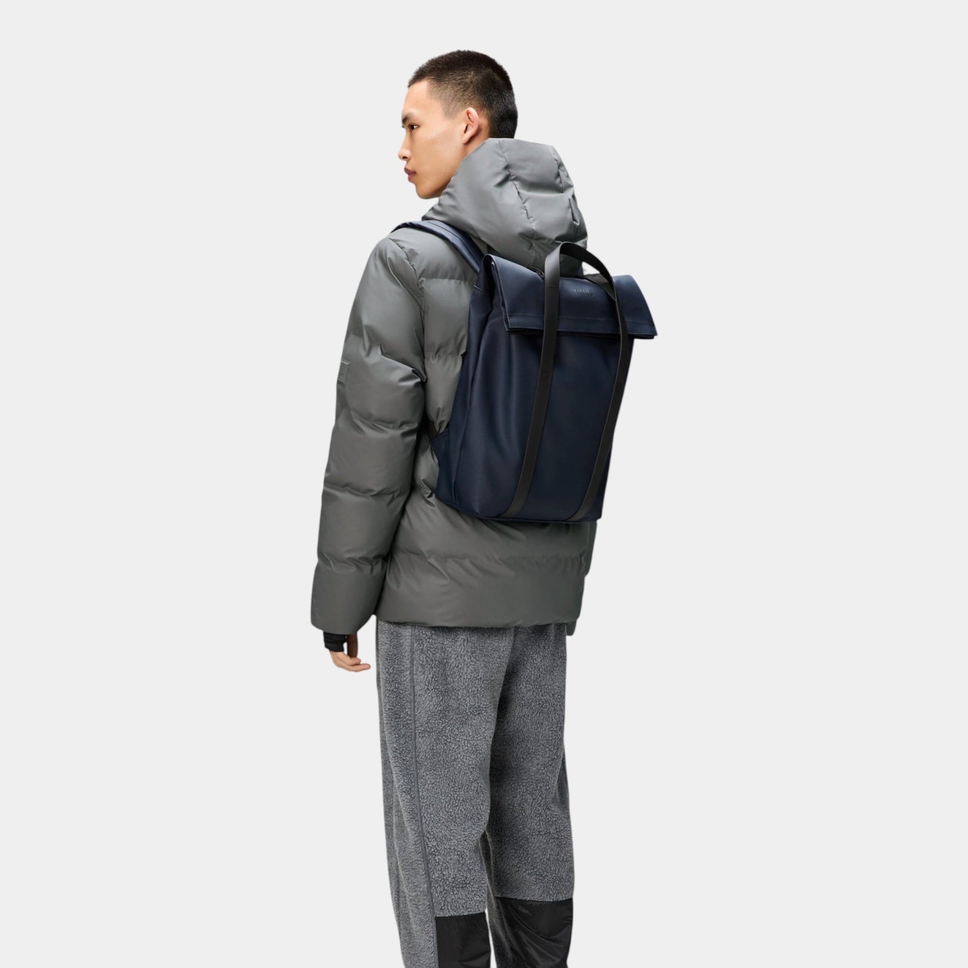 RAINS Rains Zaino 2 Way tote - Blu - Hubert Humangoods