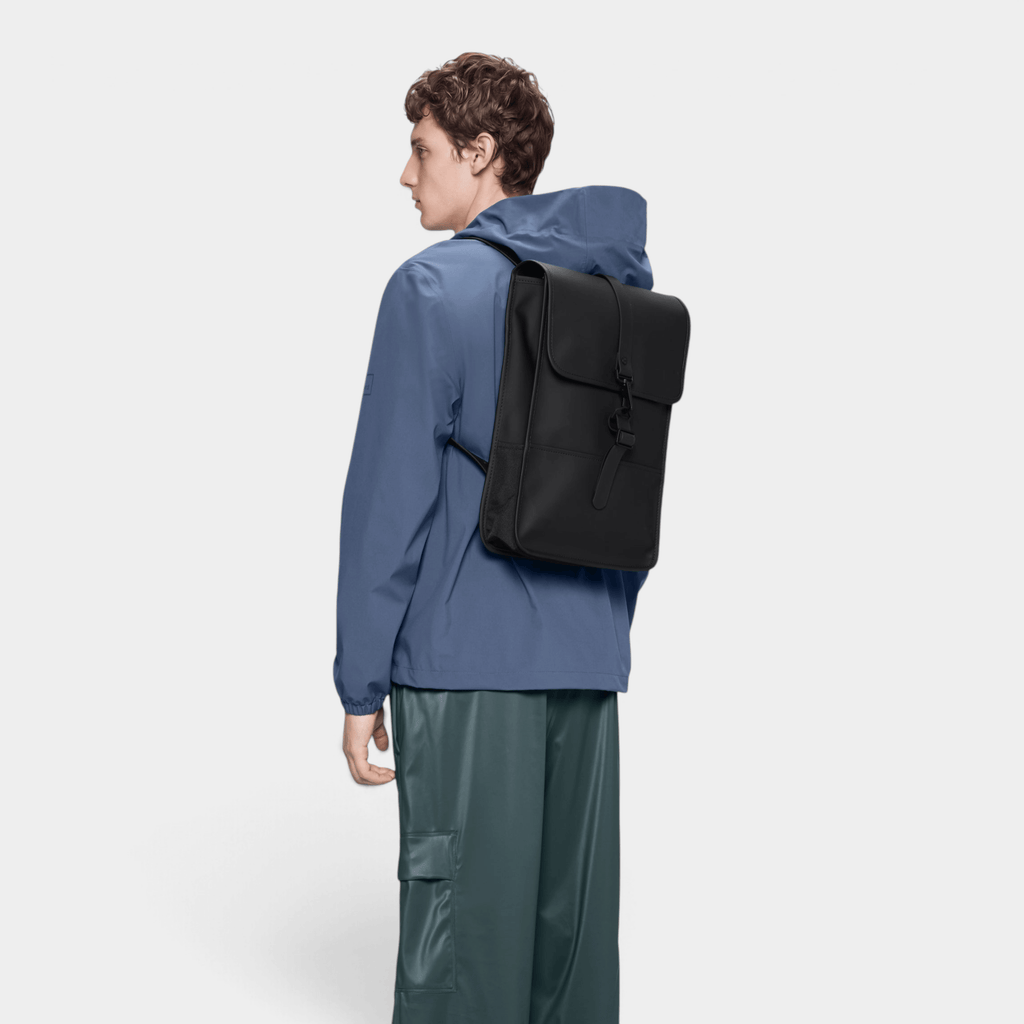 RAINS - Rains Zaino Backpack Mini idrorepellente - Nero/3 - Hubert Humangoods