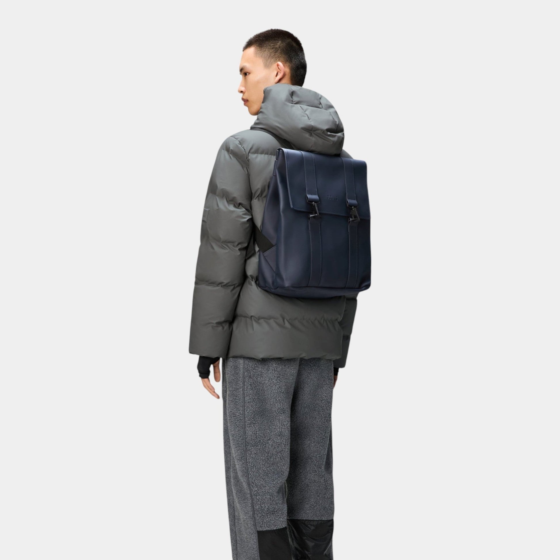 RAINS Rains Zaino MSN Bag - Blu - Hubert Humangoods