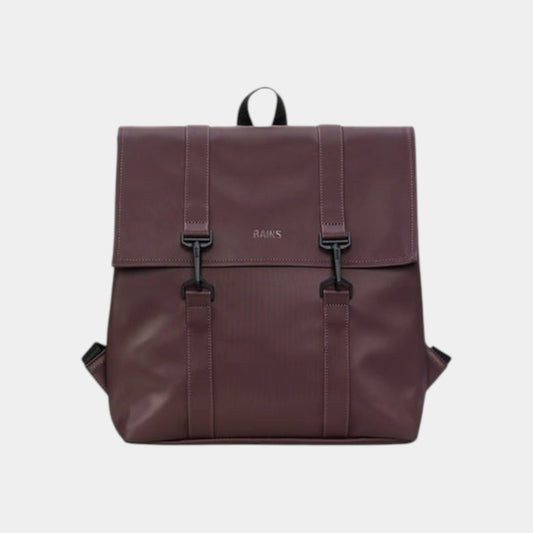RAINS Rains Zaino MSN Bag mini - Bordeaux - Hubert Humangoods