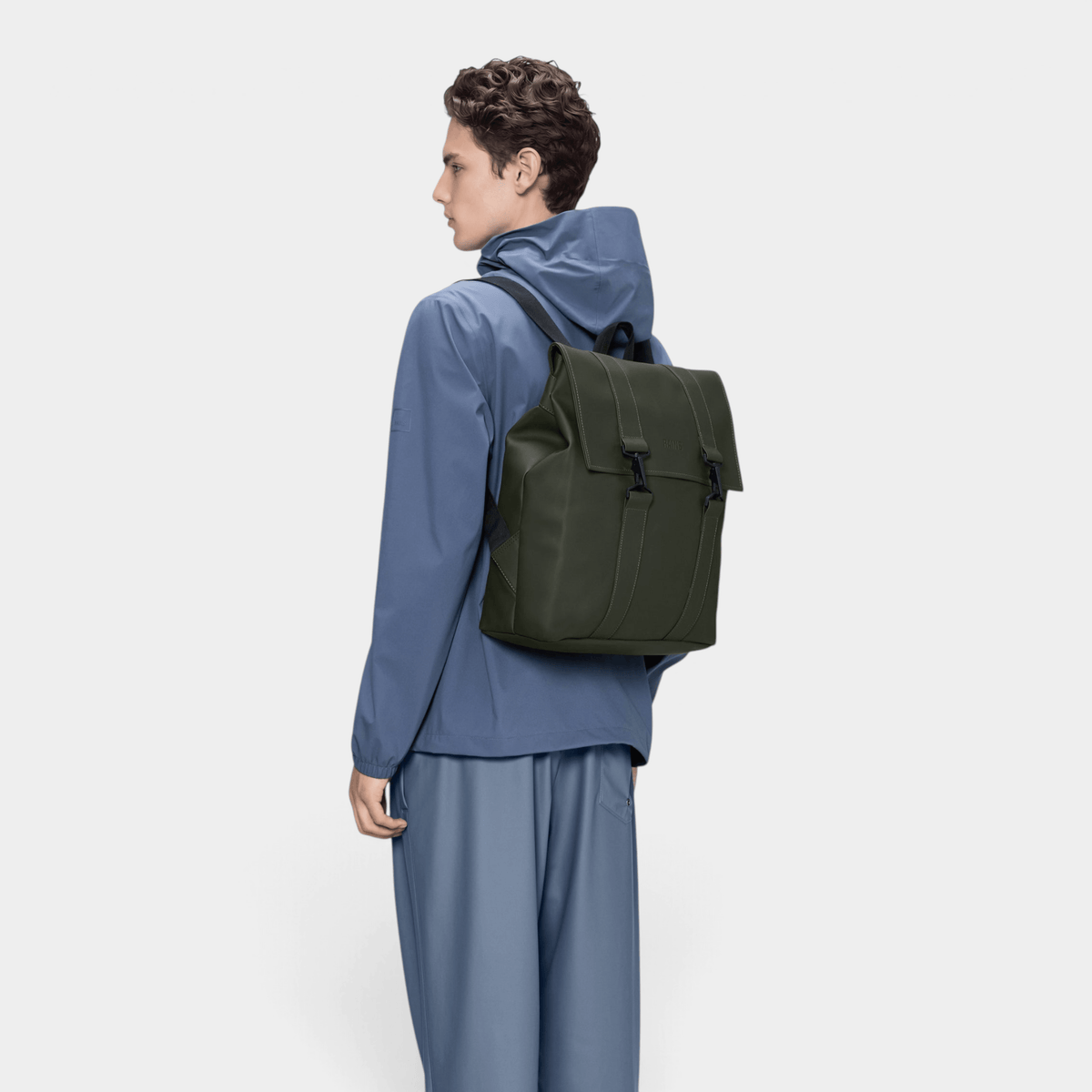 RAINS - Rains Zaino Msn idrorepellente - Verde/3 - Hubert Humangoods