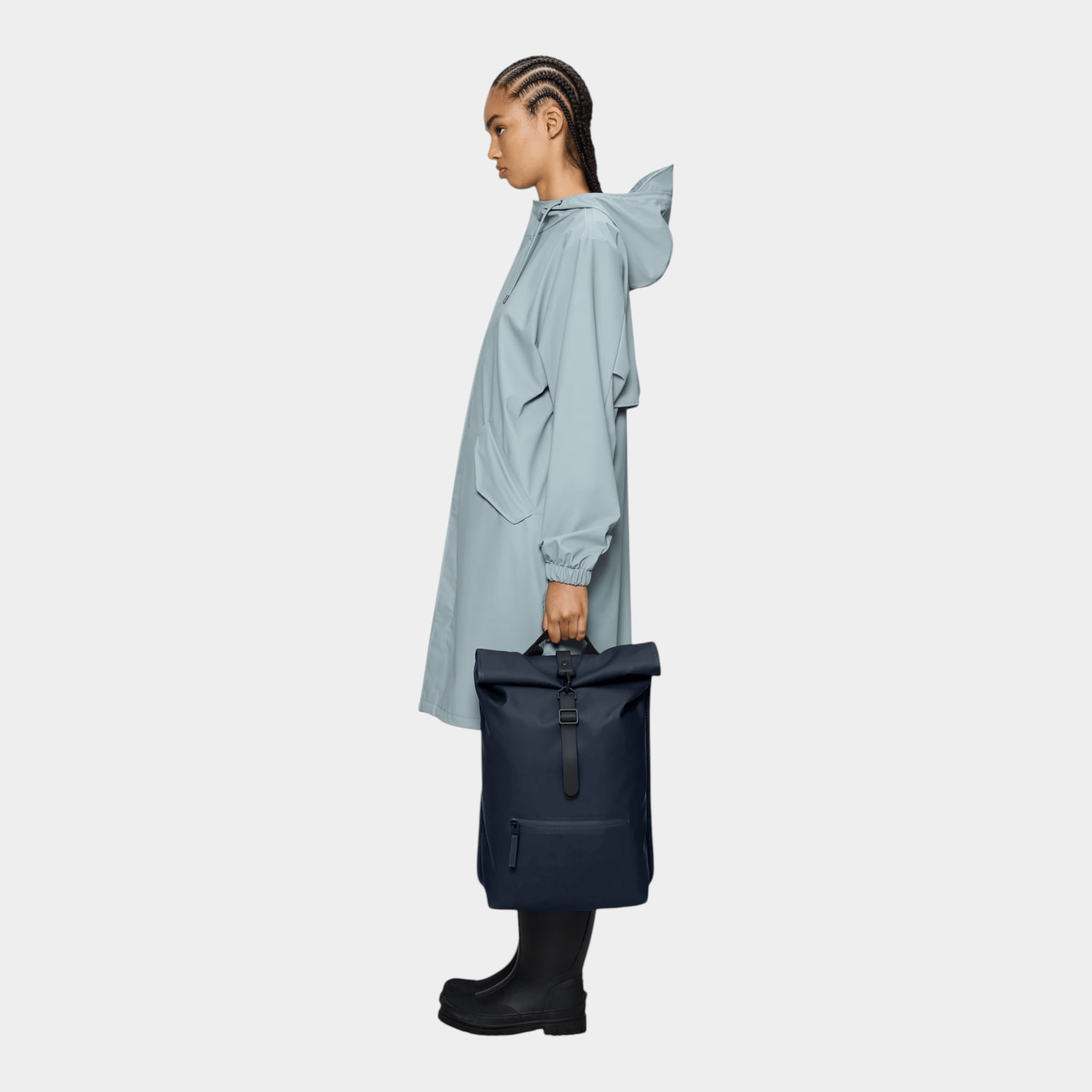 RAINS - Rains Zaino Rooltop rucksack 19L - Blu/5 - Hubert Humangoods