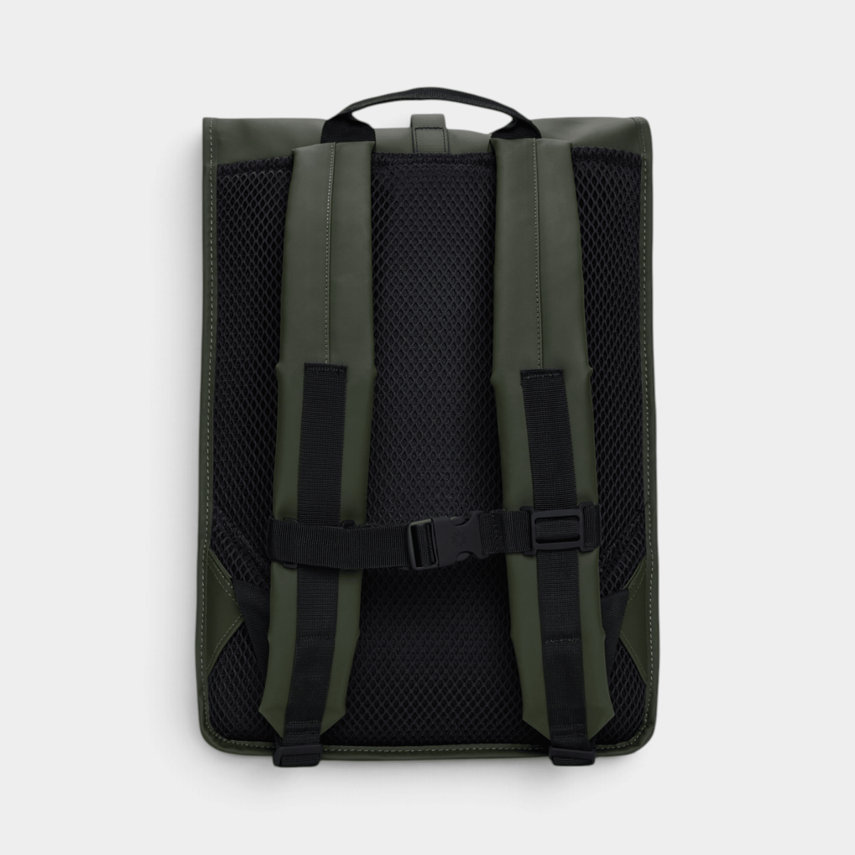 RAINS - Rains Zaino Rooltop Rucksack idrorepellente - Verde/4 - Hubert Humangoods