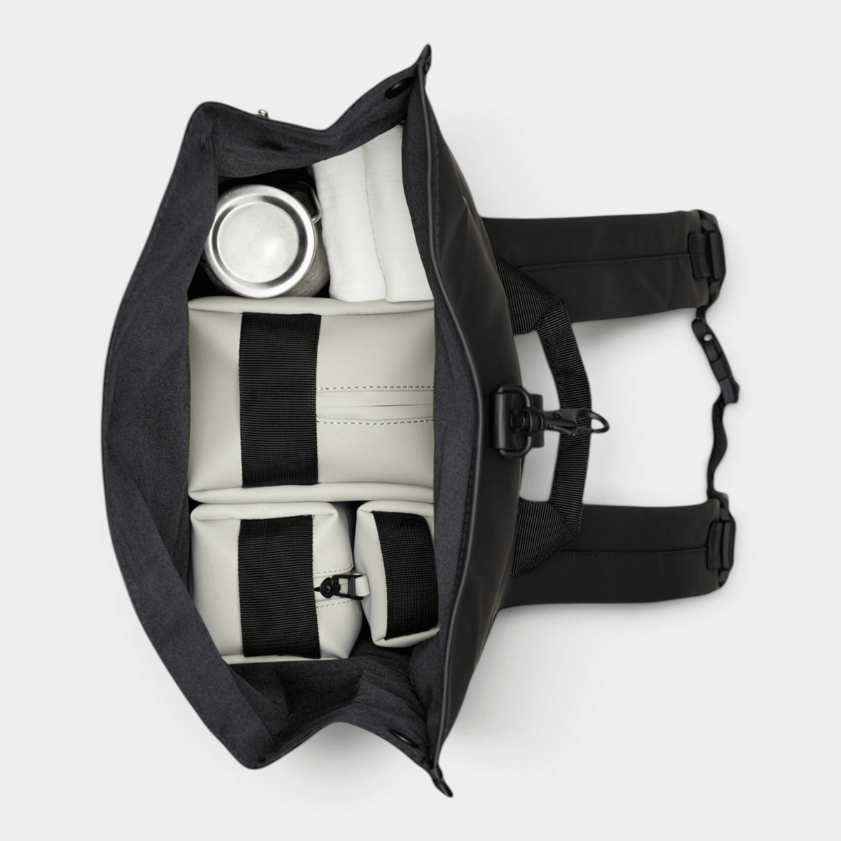 RAINS - Rains Zaino Rooltop Rucksack idrorepellente - Verde/6 - Hubert Humangoods