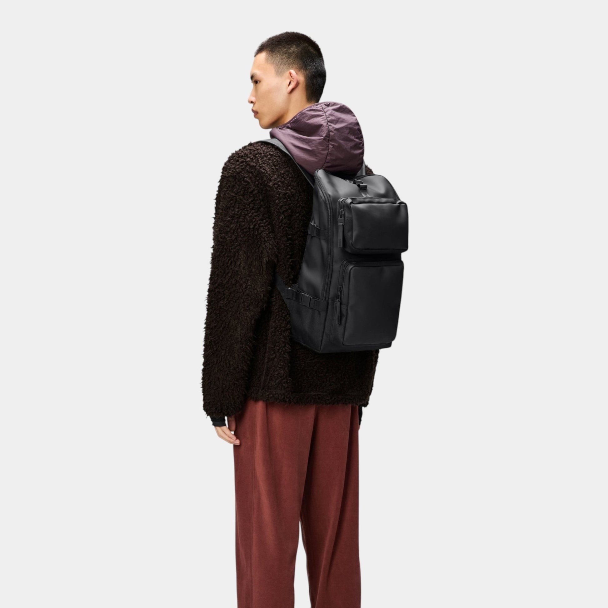 RAINS Rains Zaino Trail Cargo - Nero - Hubert Humangoods