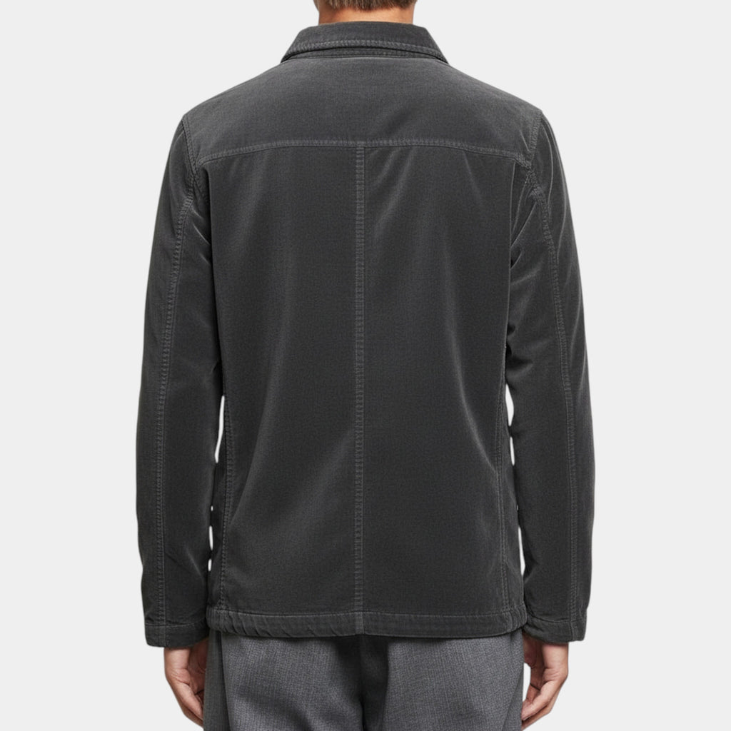 Aspesi Giacca in velluto liscio Tadao - Grigio