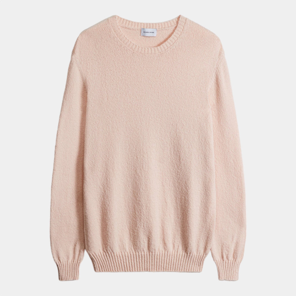 SCAGLIONE Scaglione Maglia Fluffy in cotone - Pesca - Hubert Humangoods