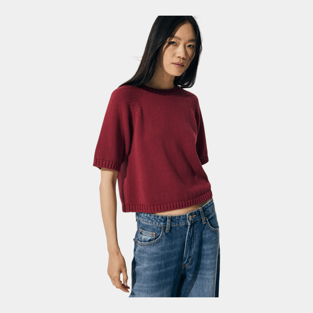 SCAGLIONE Scaglione T-Shirt in cotone - Ciliegia - Hubert Humangoods