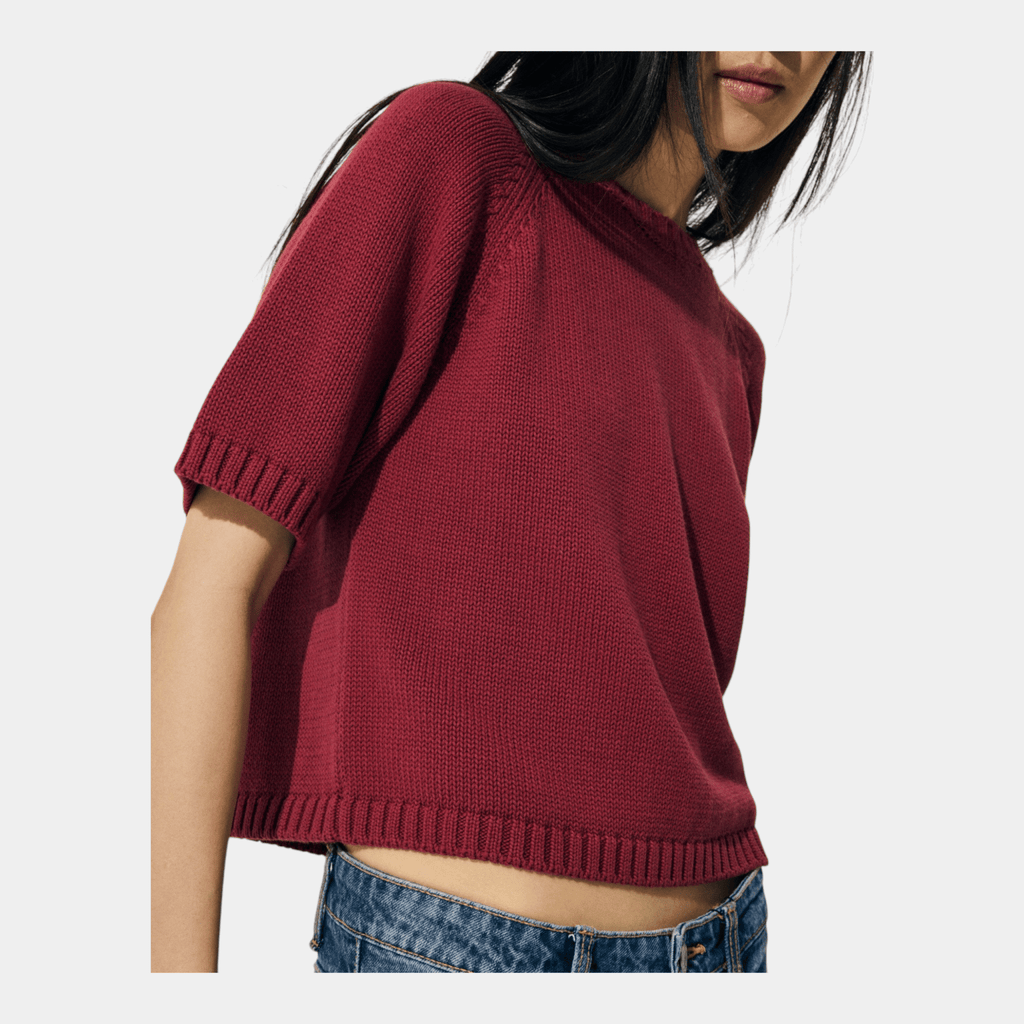 SCAGLIONE Scaglione T-Shirt in cotone - Ciliegia - Hubert Humangoods