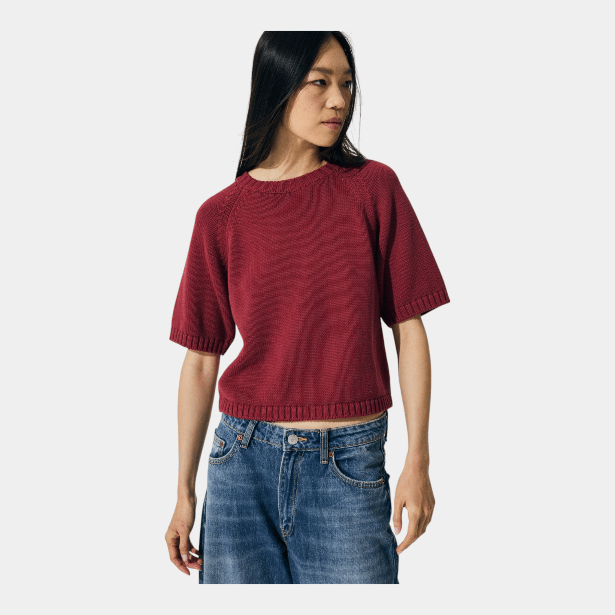 SCAGLIONE Scaglione T-Shirt in cotone - Ciliegia - Hubert Humangoods