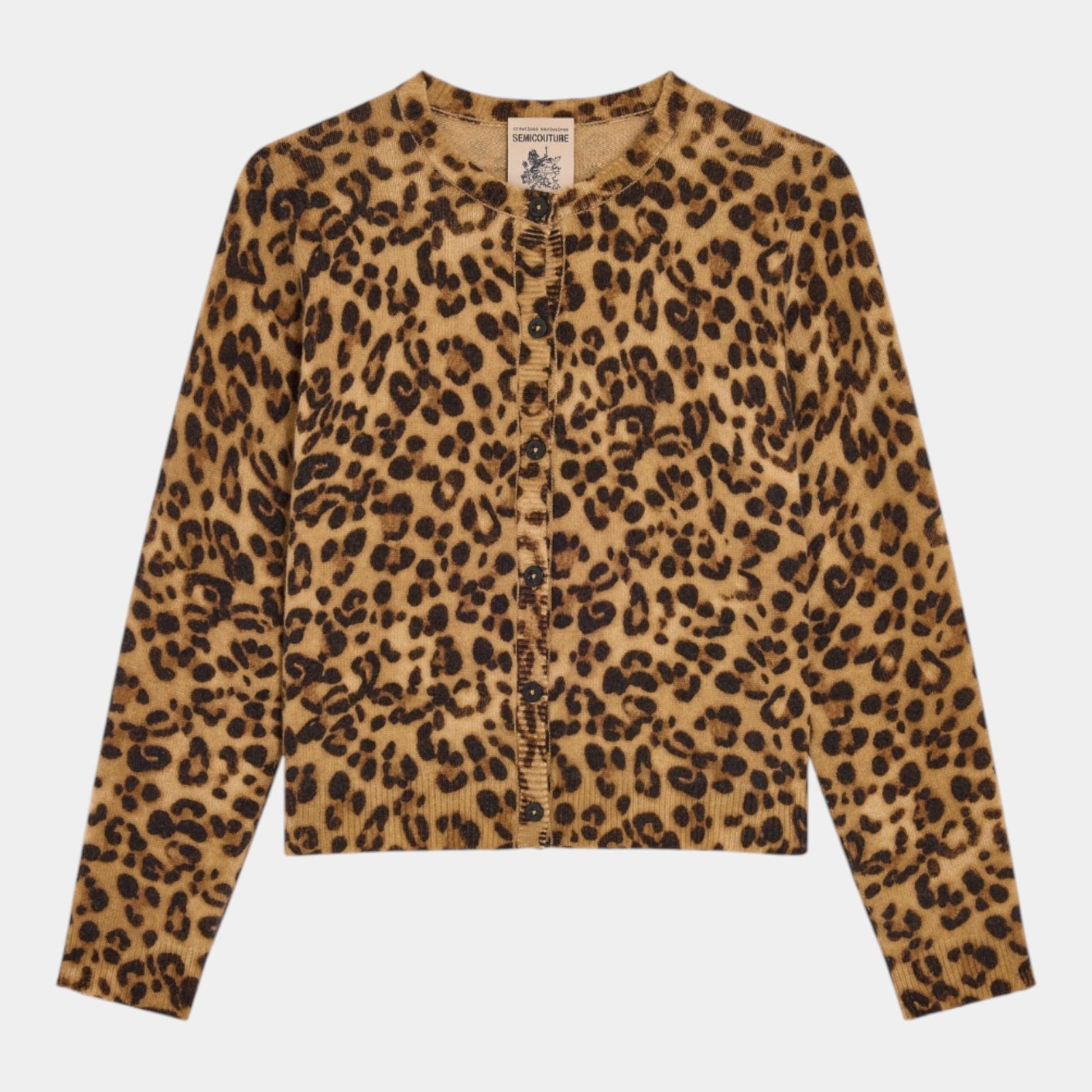 SEMICOUTURE Semicouture Cardigan Irmine - Maculato - Hubert Humangoods