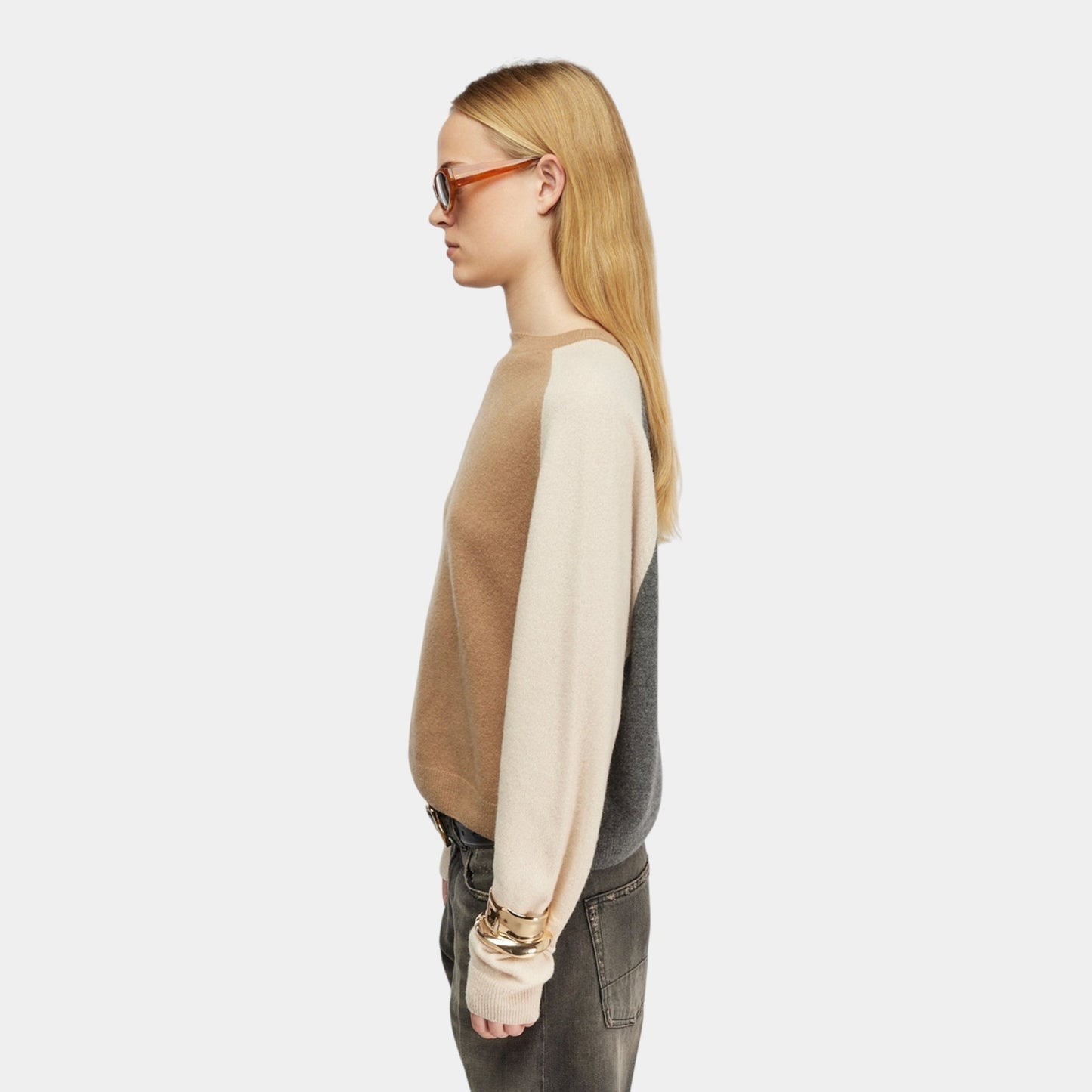 SEMICOUTURE Semicouture color block Raphael - Beige - Hubert Humangoods