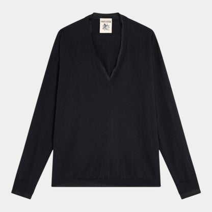 SEMICOUTURE Semicouture Maglia Leya - Nero - Hubert Humangoods