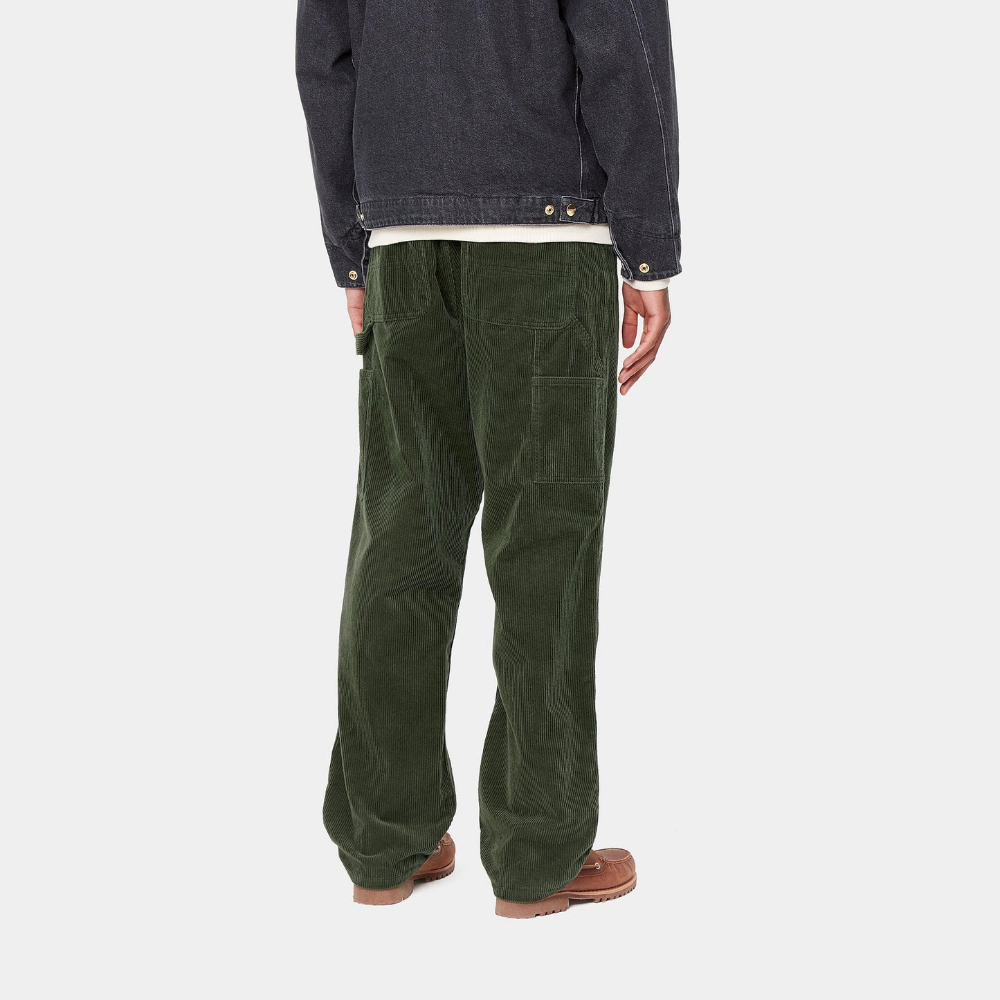 Carhartt Wip Pantalone Single Knee in velluto - Verde