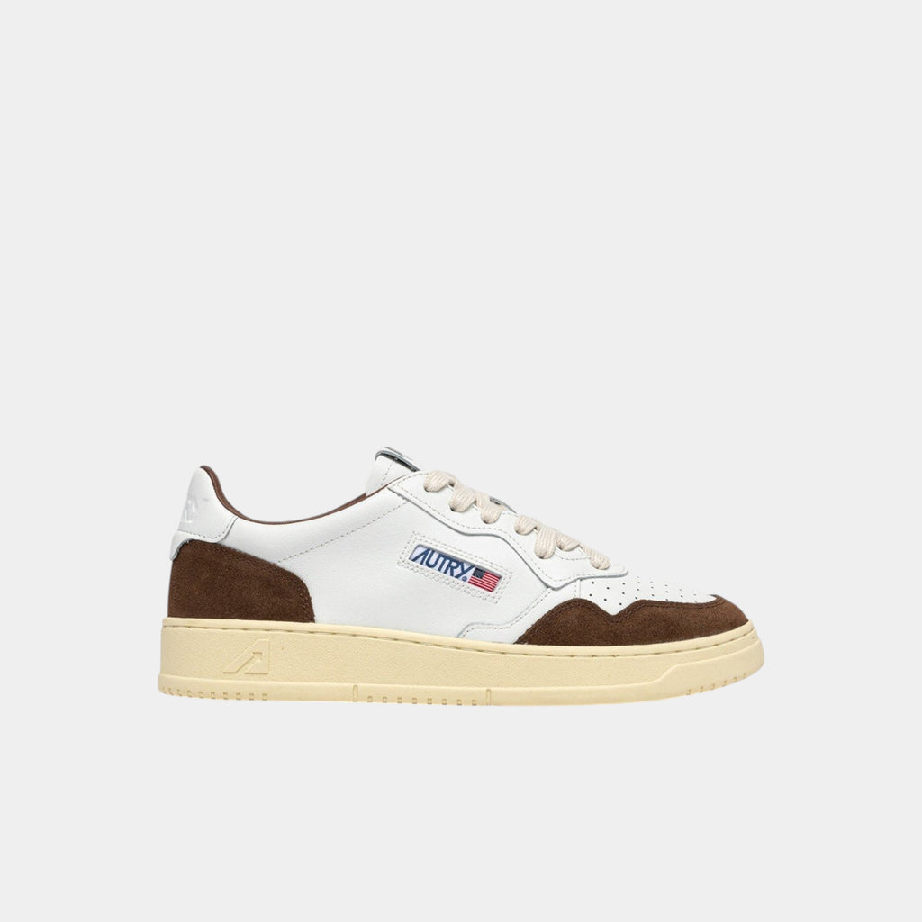Autry Sneakers Medalist in pelle e suede - Bianco/Marrone