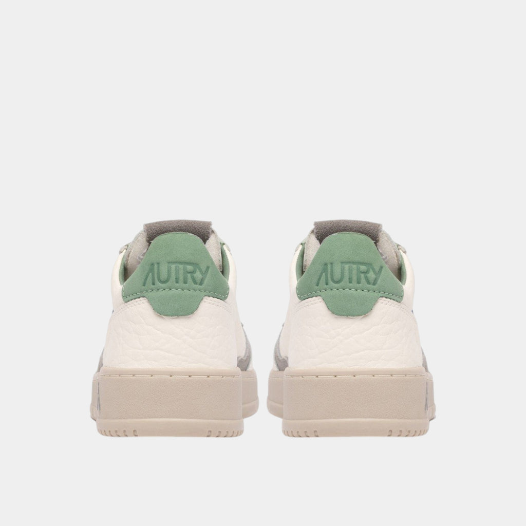 Autry Sneakers Medalist in pelle - Grigio/verde