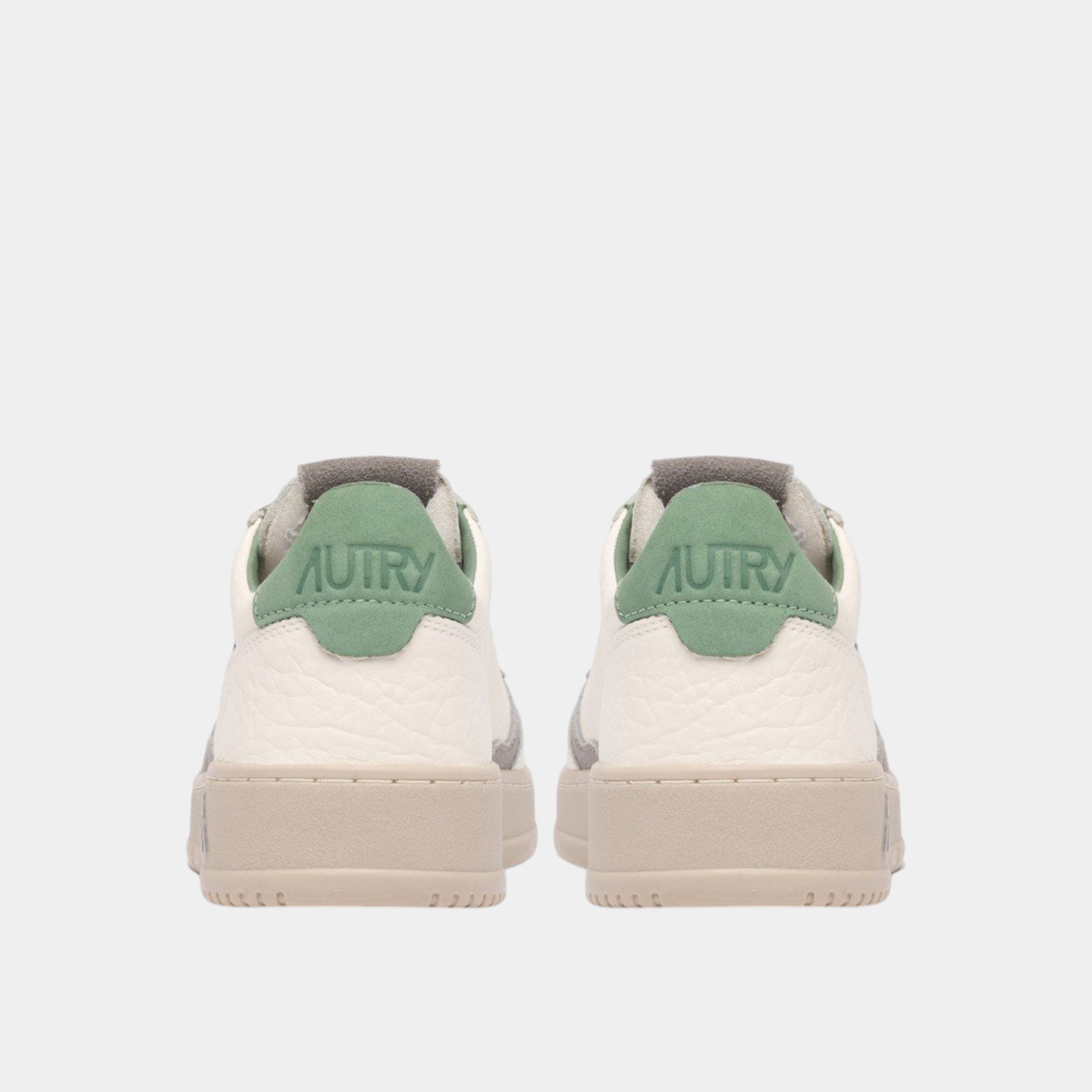 Autry Sneakers Medalist in pelle - Grigio/verde