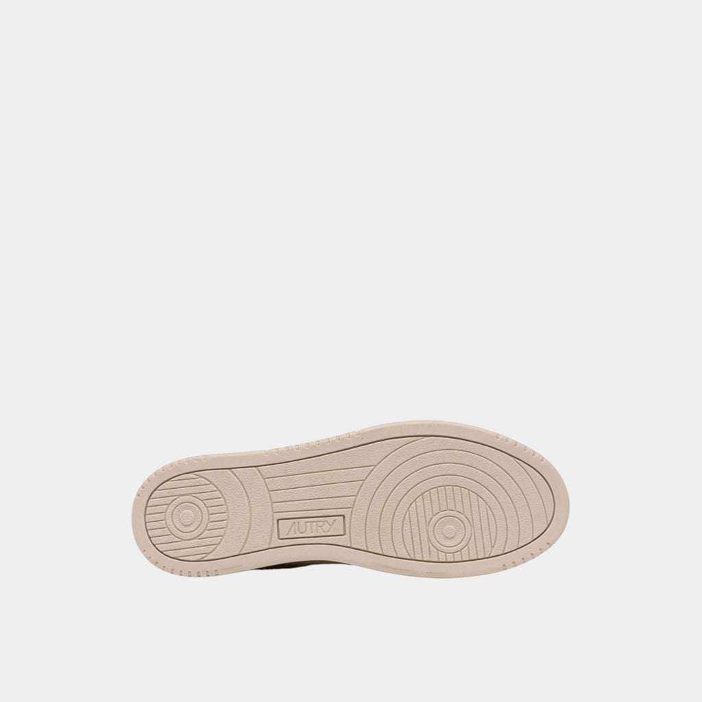 Autry Sneakers Medalist in pelle - Grigio/verde