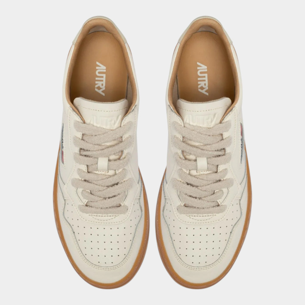 Autry Sneakers Medalist in pelle marshmallow - Panna