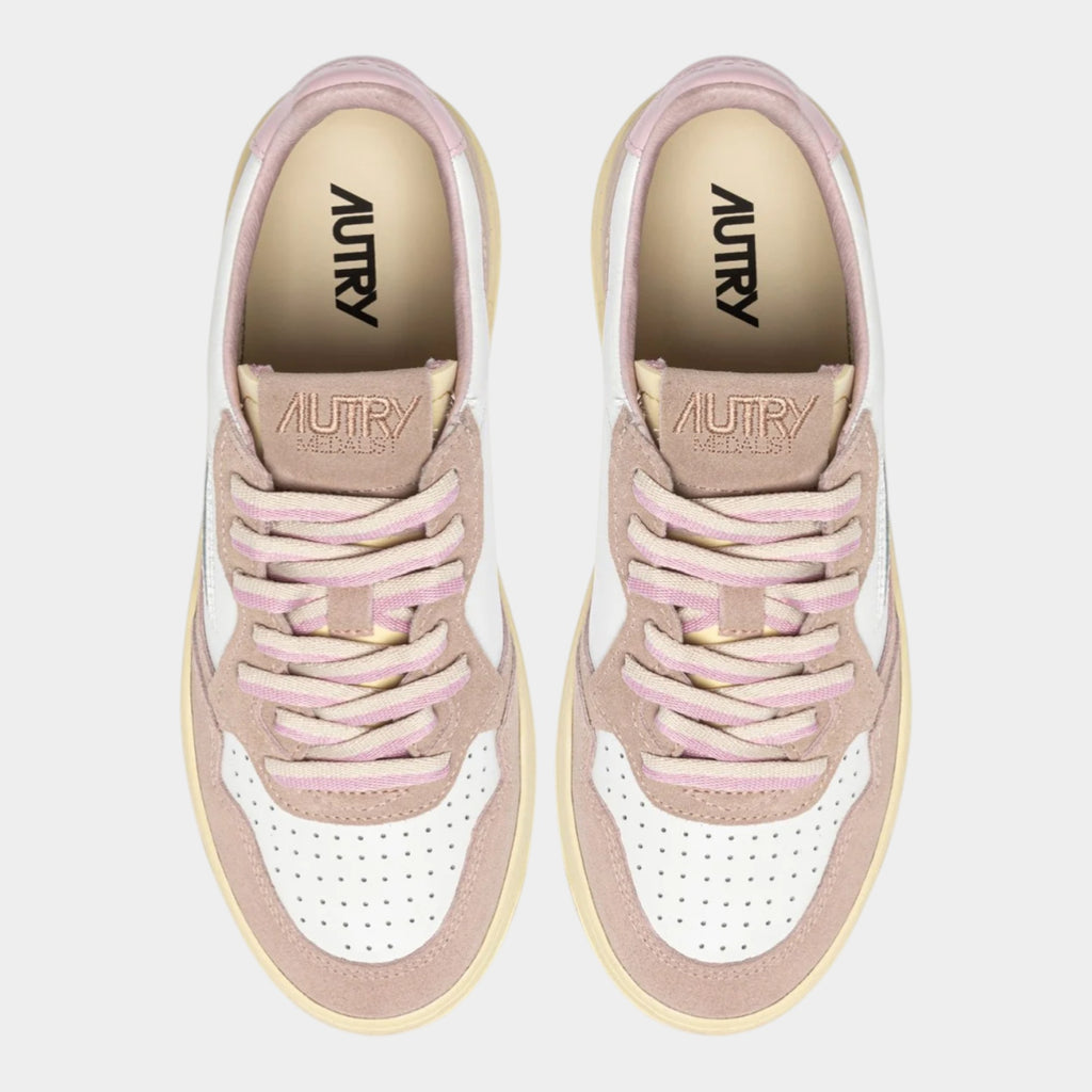 Autry Sneakers Medalist in pelle e suede - Rosa
