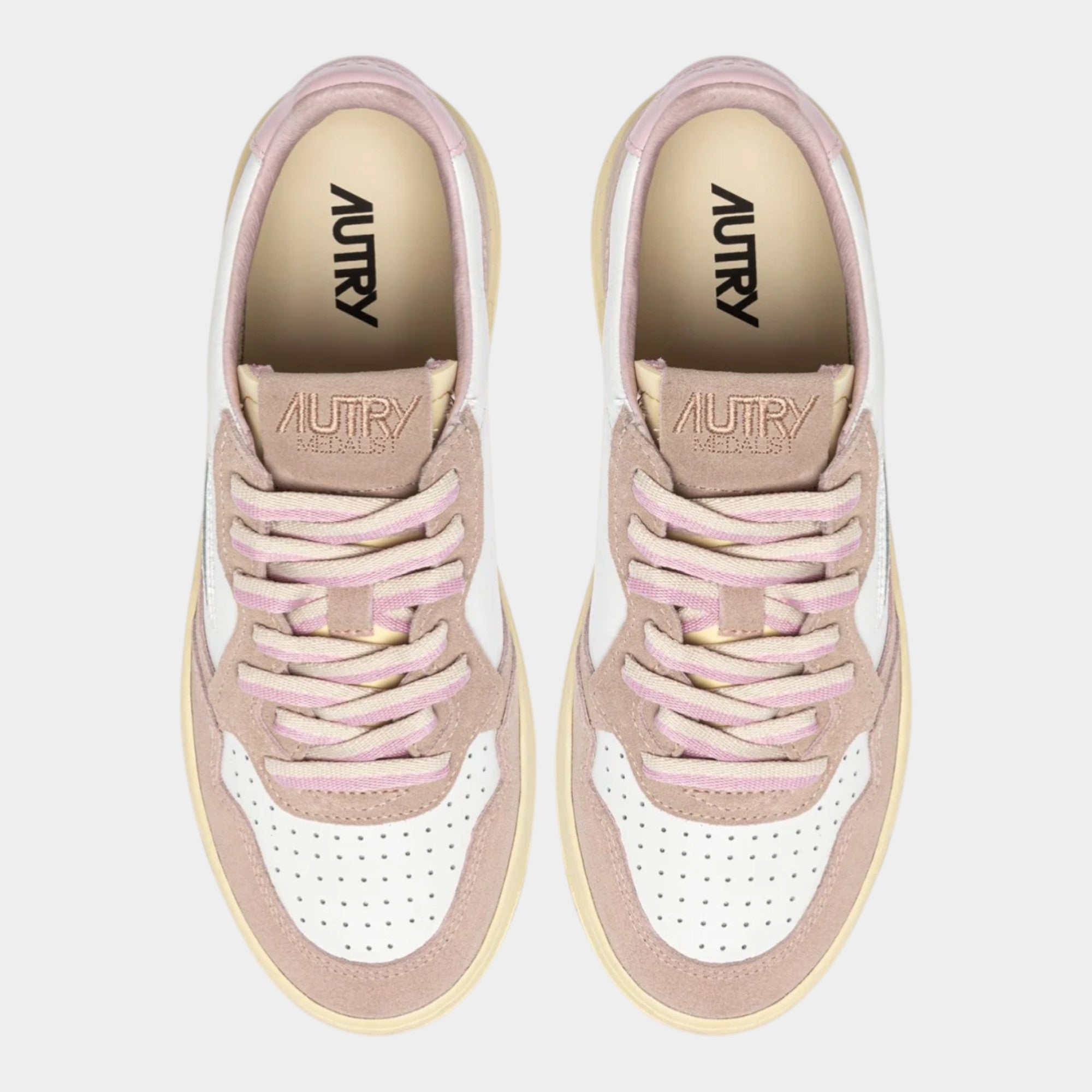 Autry Sneakers Medalist in pelle e suede - Rosa