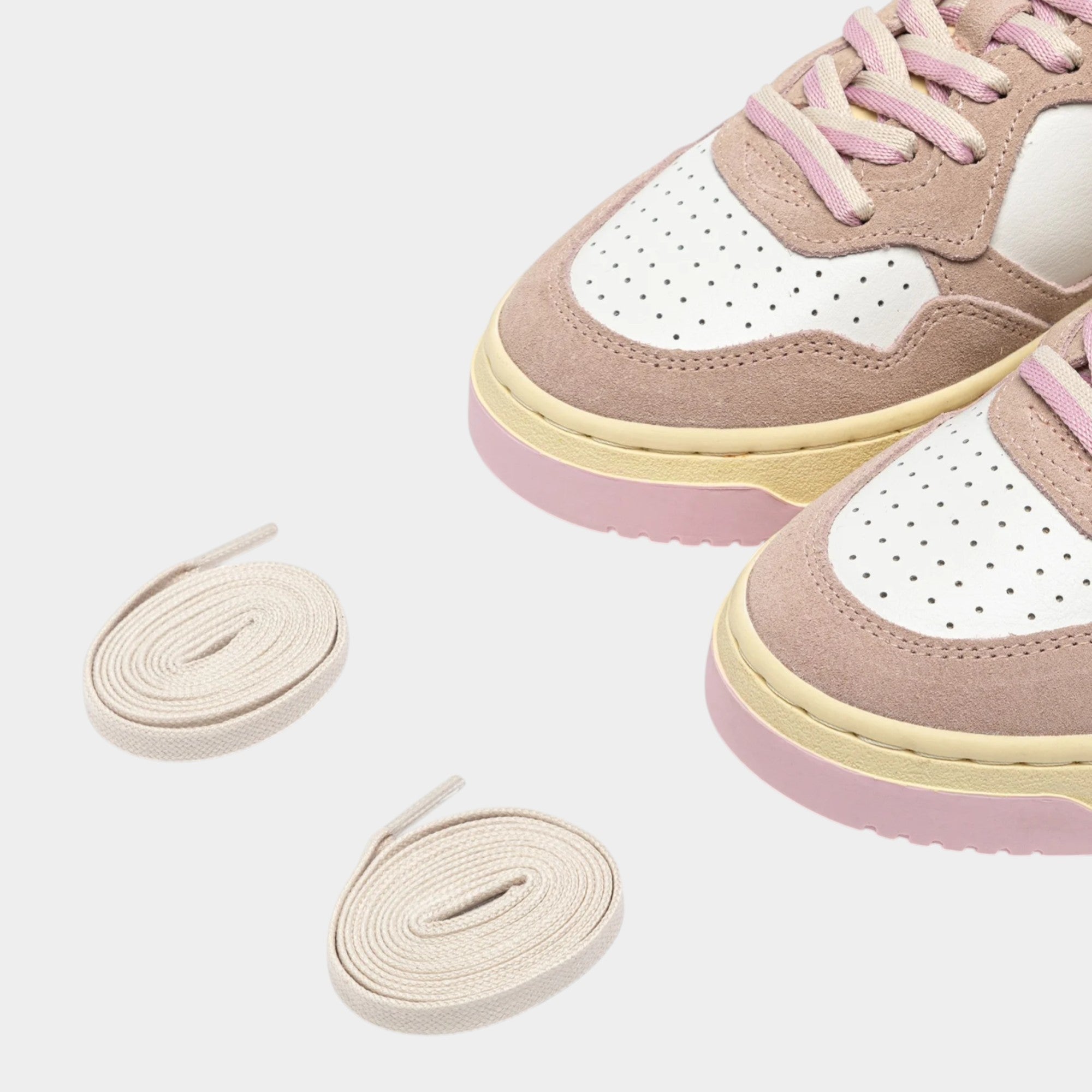 Autry Sneakers Medalist in pelle e suede - Rosa