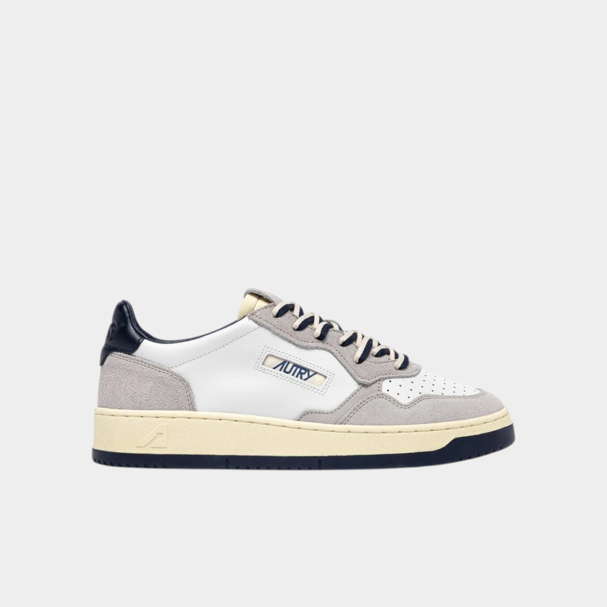 Autry Sneakers Medalist in pelle e suede - Grigio/Blu